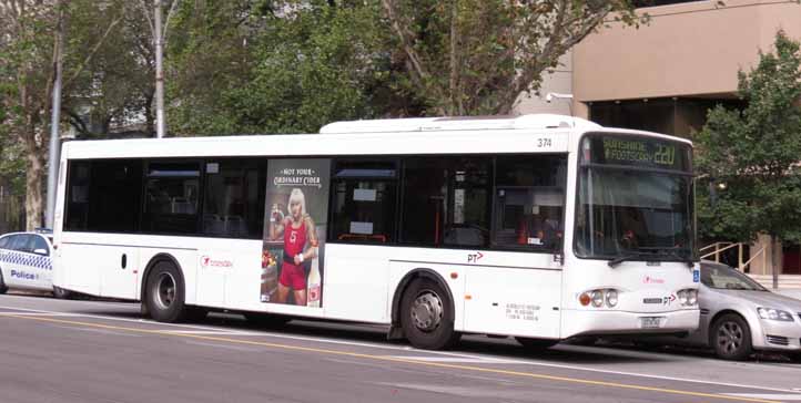 Transdev Melbourne Scania L94UB Volgren CR222L 374